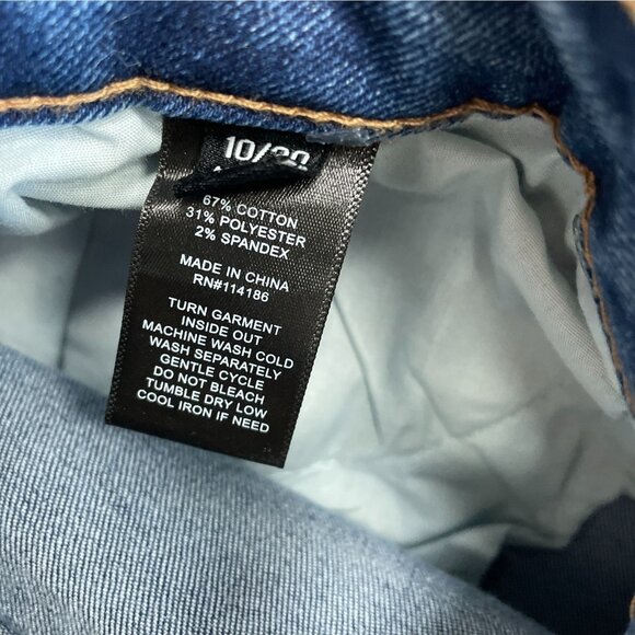 NEW Frye High-Rise Women's Size 10/30 Blue Cuffed Jeans - Picture 8 of 10